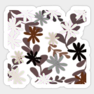 Winter Flowers Sticker